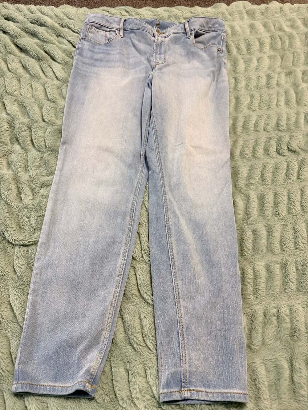 Old Navy Rockstar Super Skinny High Rise 24/7 Sculpt Light Wash Jeans Size 16